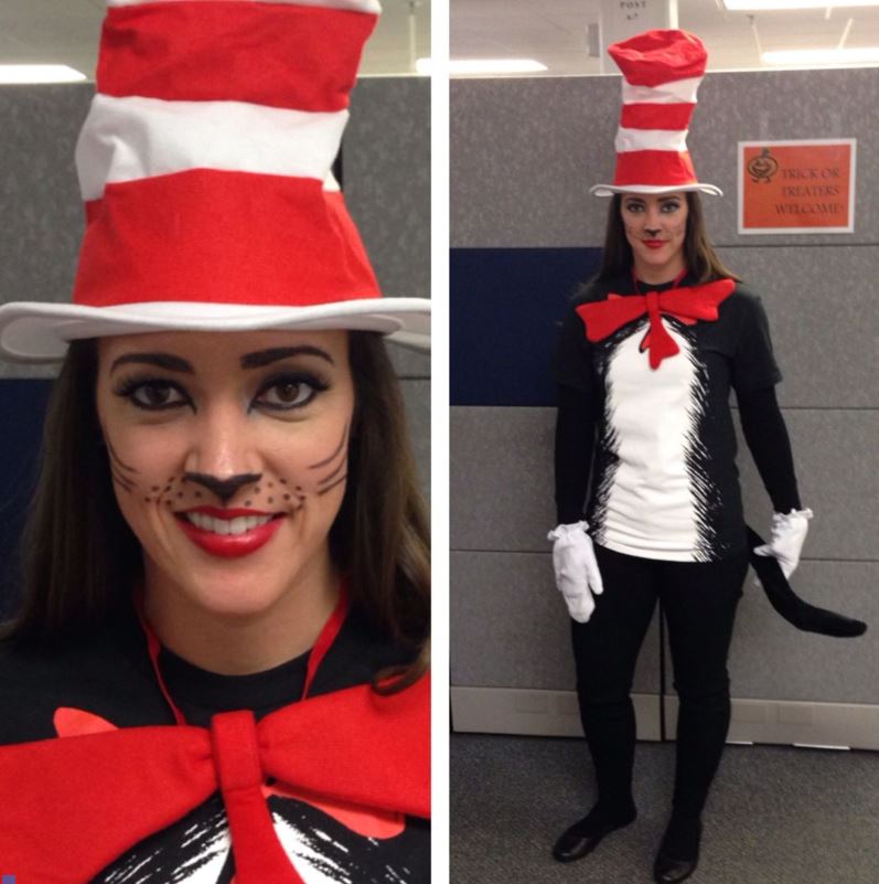Cat in the Hat World Book Day costume idea for adults