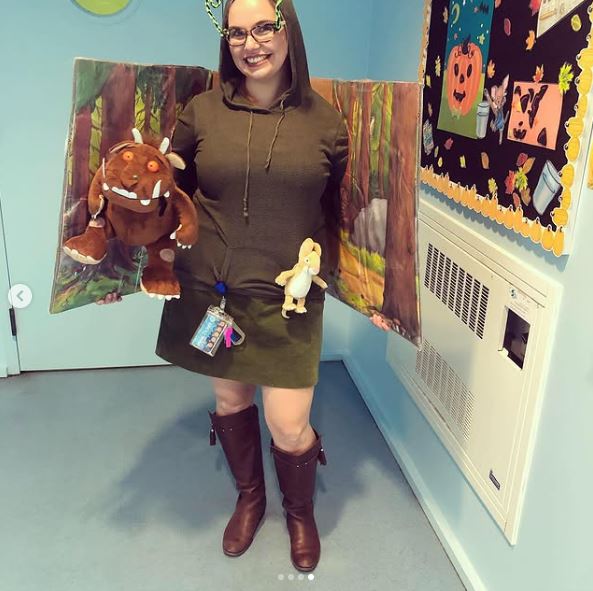 The Gruffalo World Book Day costume idea for adults