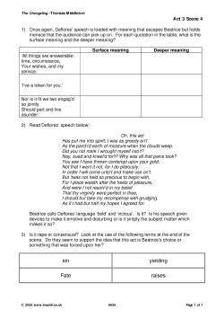Act 3 Scene 4 activities Act 3 Scene 4 activities